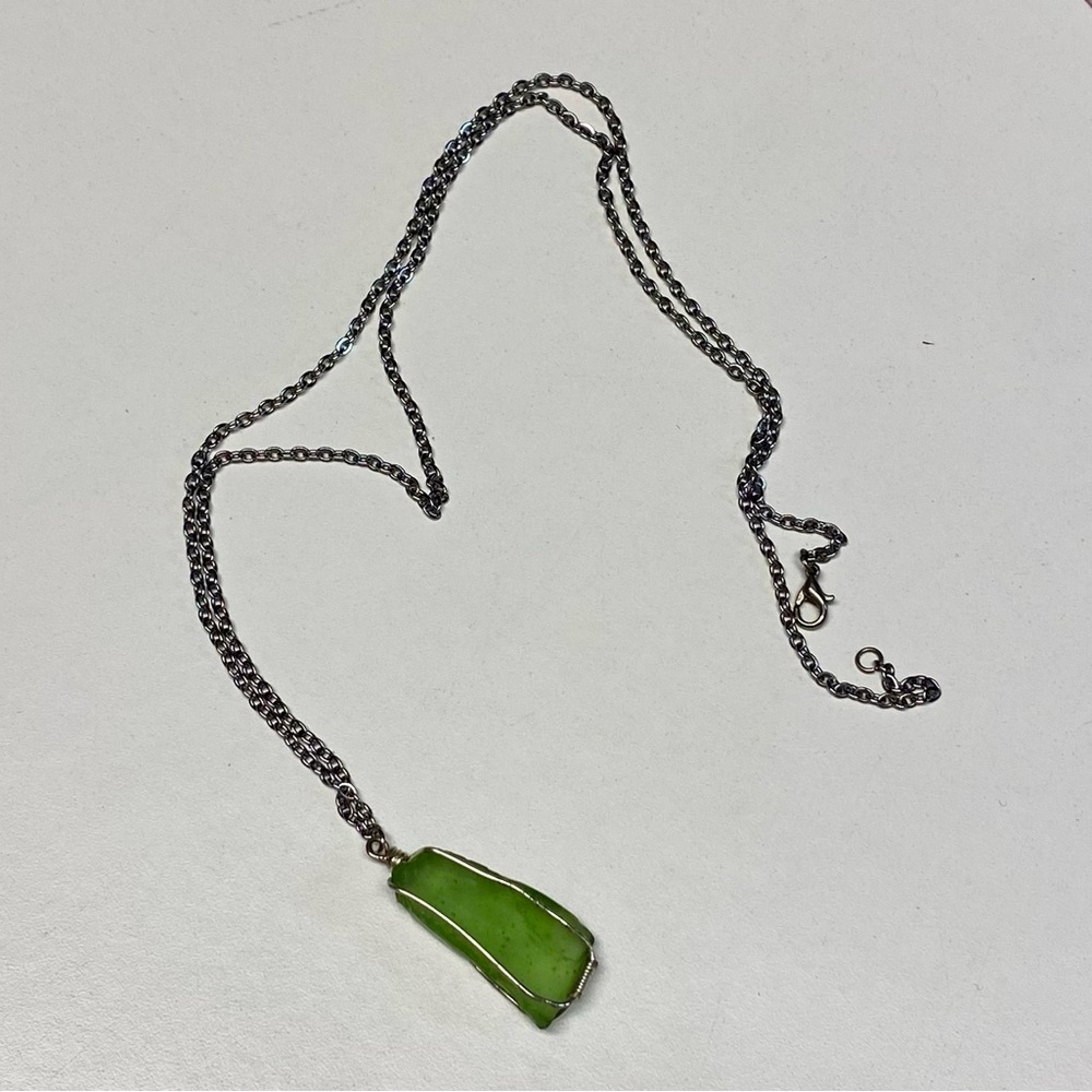 Handmade Great Lakes Seaglass Necklace